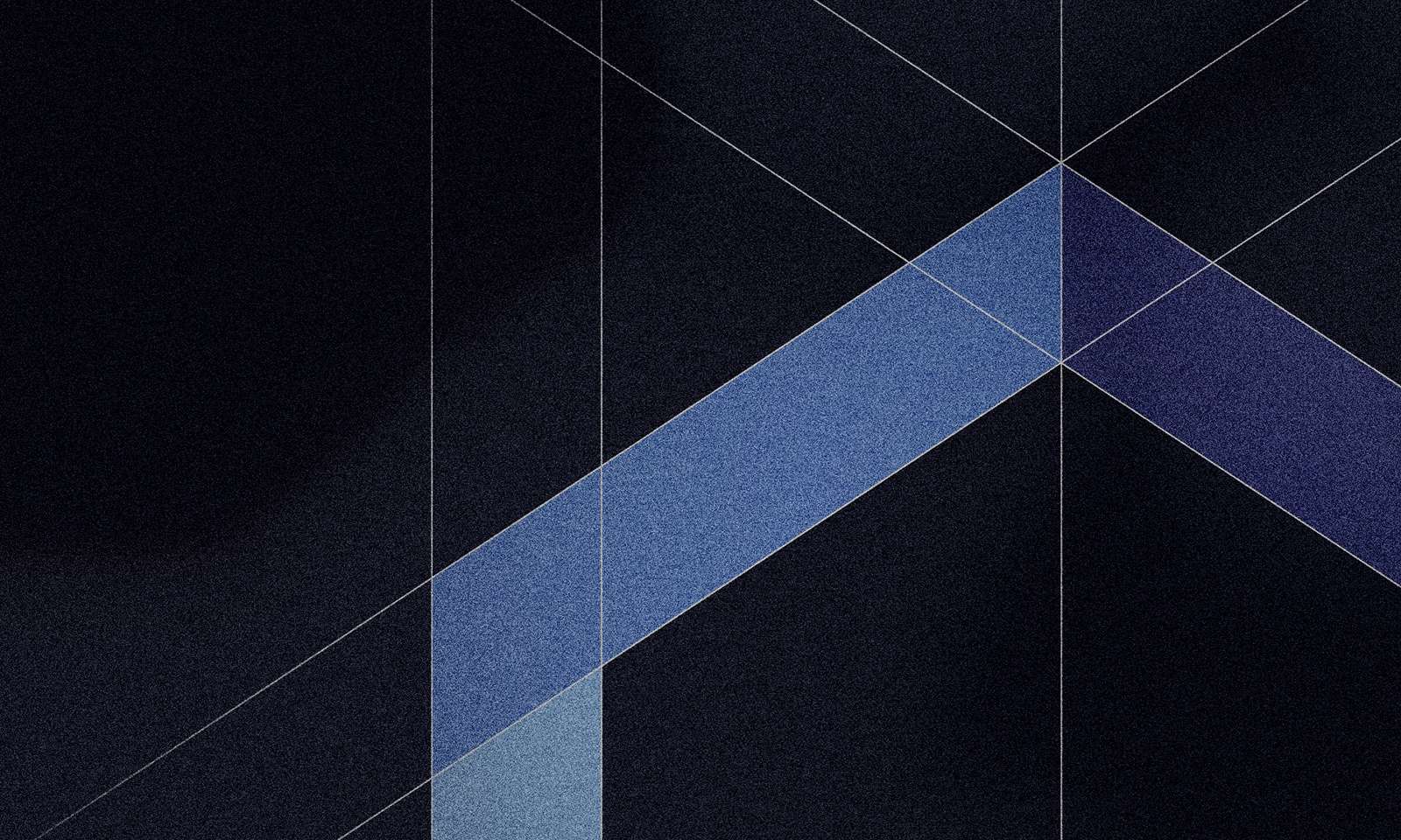 Detailed view of the design process for the My House figurative mark with auxiliary lines